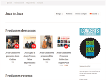 Tablet Screenshot of jazztojazz.com